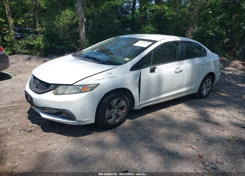 2013 HONDA CIVIC VIN: 2HGFB2F58DH300813