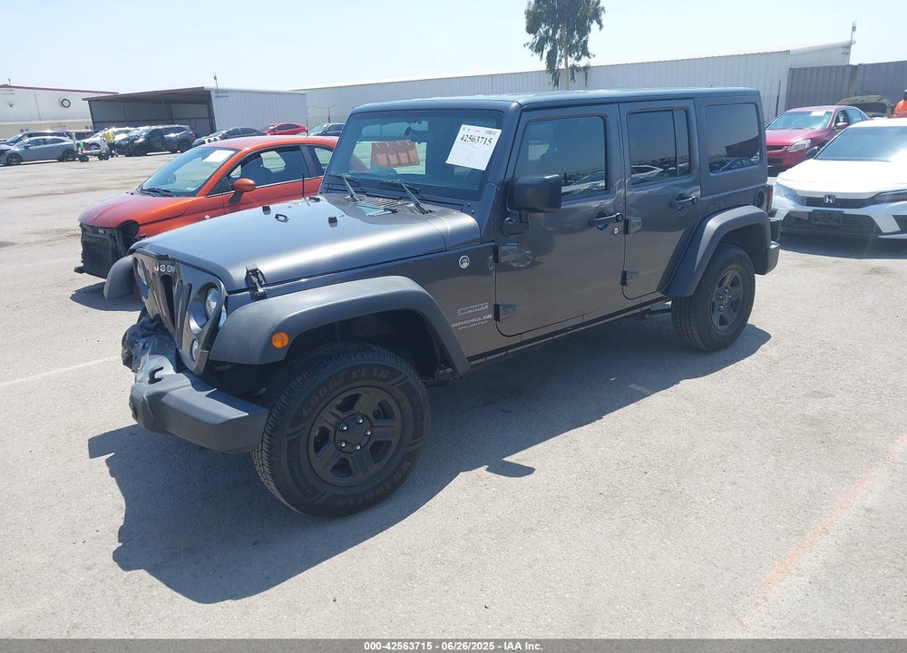 2017 JEEP WRANGLER UNLIMITED SPORT 4X4 VIN: 1C4BJWDG0HL605047
