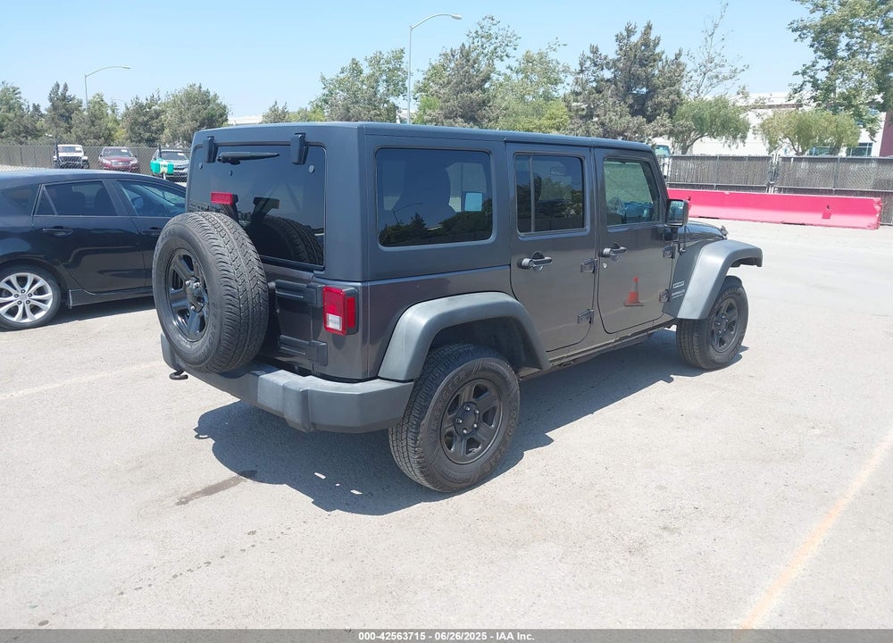 2017 JEEP WRANGLER UNLIMITED SPORT 4X4 VIN: 1C4BJWDG0HL605047