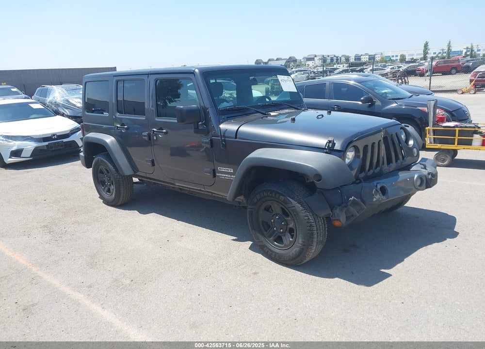 2017 JEEP WRANGLER UNLIMITED SPORT 4X4 VIN: 1C4BJWDG0HL605047