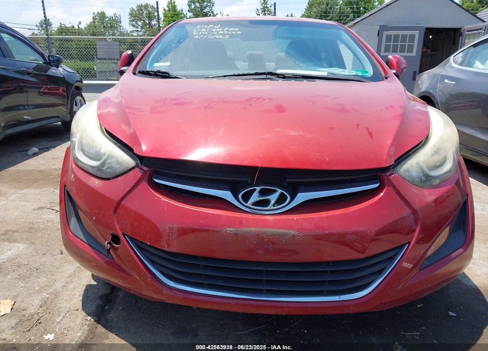 2016 HYUNDAI ELANTRA VIN: KMHDH4AEXGU623667
