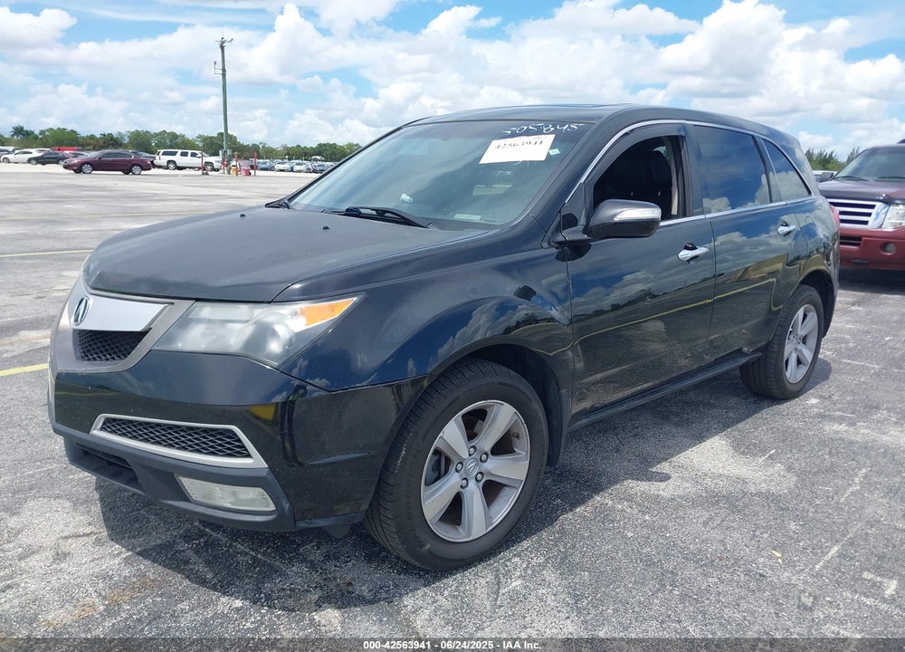 2011 ACURA MDX VIN: 2HNYD2H20BH505845