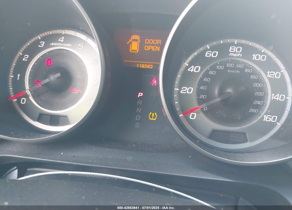 2011 ACURA MDX VIN: 2HNYD2H20BH505845