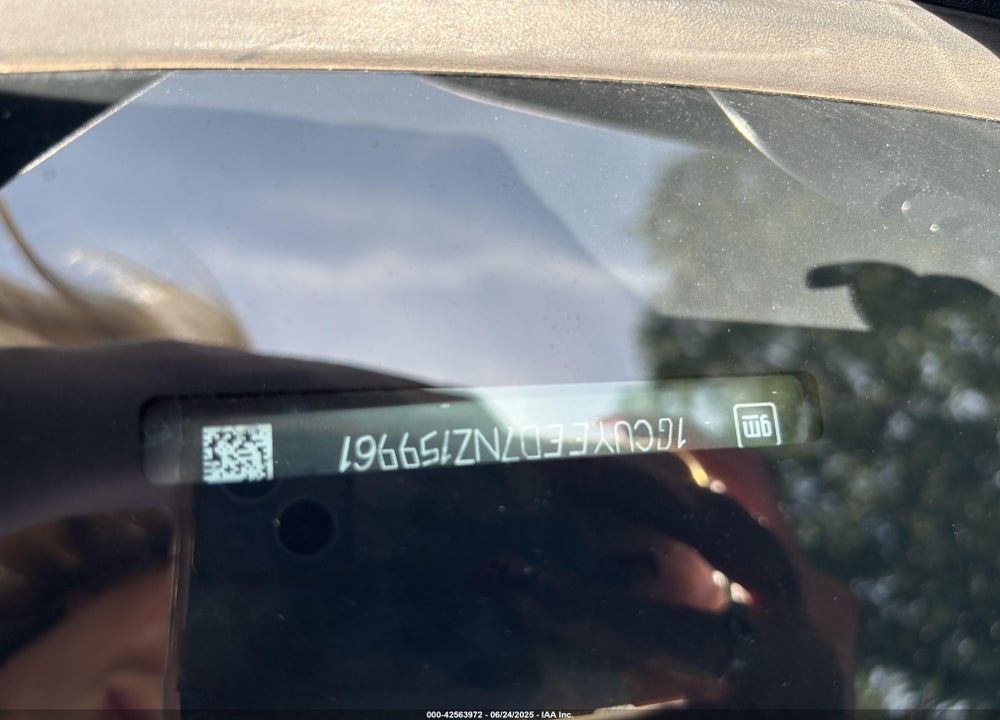 2022 CHEVROLET SILVERADO 1500 LTD VIN: 1GCUYEED7NZ159961