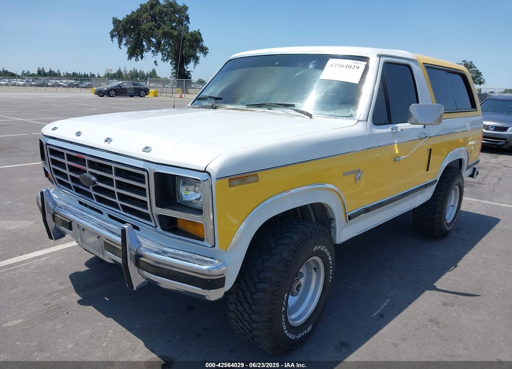 1981 FORD BRONCO U100 VIN: 1FMDU15GXBLA04667