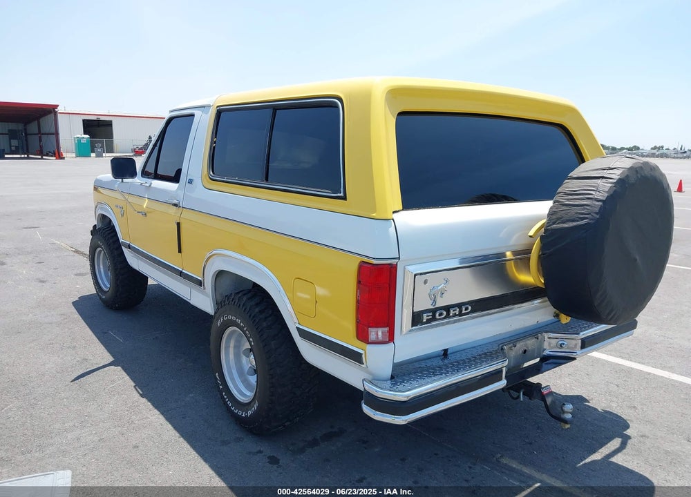 1981 FORD BRONCO U100 VIN: 1FMDU15GXBLA04667