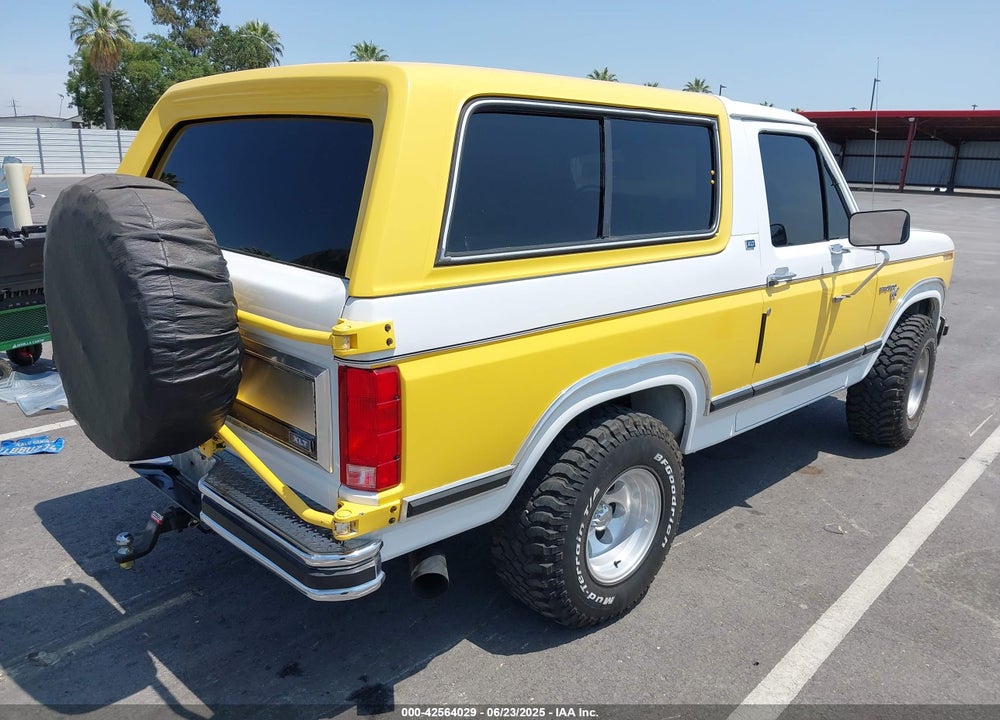 1981 FORD BRONCO U100 VIN: 1FMDU15GXBLA04667