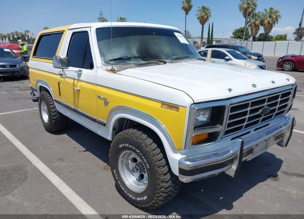 1981 FORD BRONCO U100 VIN: 1FMDU15GXBLA04667