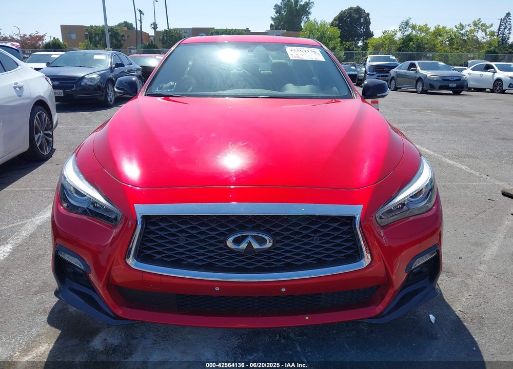 2018 INFINITI Q50 3.0T RED SPORT 400 VIN: JN1FV7AP9JM640169