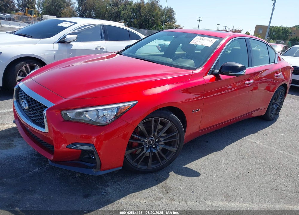 2018 INFINITI Q50 3.0T RED SPORT 400 VIN: JN1FV7AP9JM640169