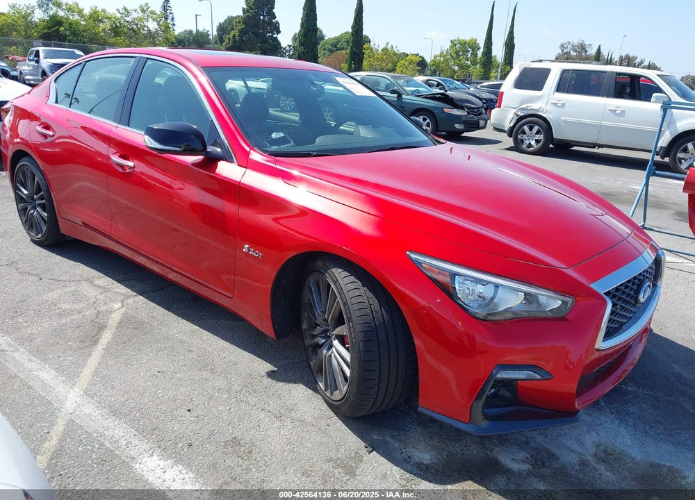 2018 INFINITI Q50 3.0T RED SPORT 400 VIN: JN1FV7AP9JM640169