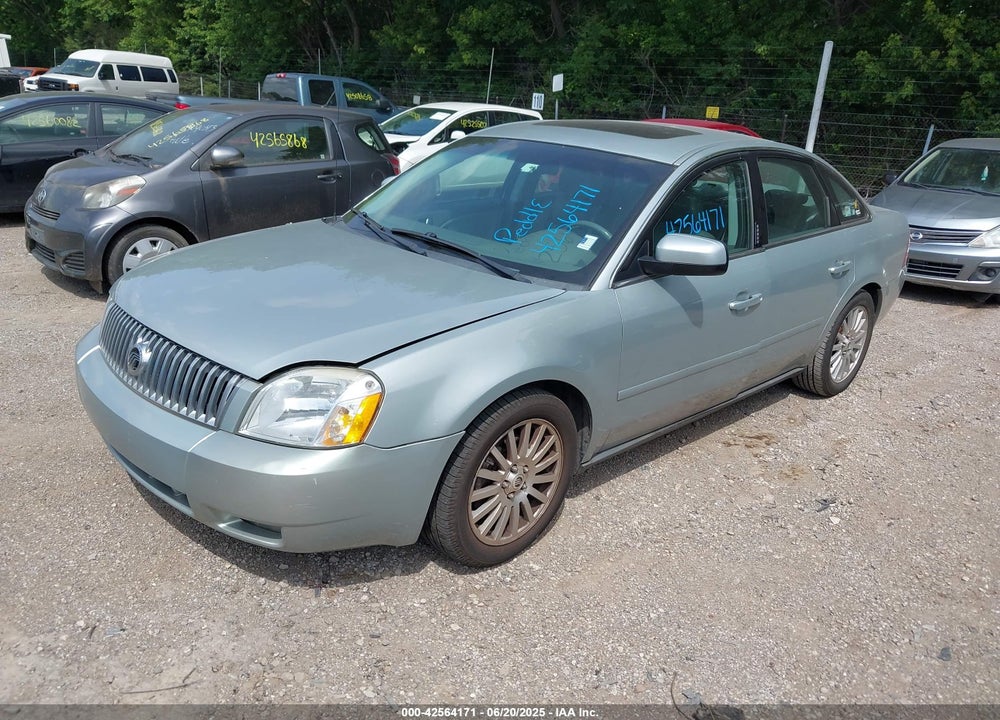 2006 MERCURY MONTEGO PREMIER VIN: 1MEHM42166G608155