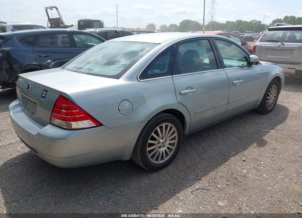 2006 MERCURY MONTEGO PREMIER VIN: 1MEHM42166G608155