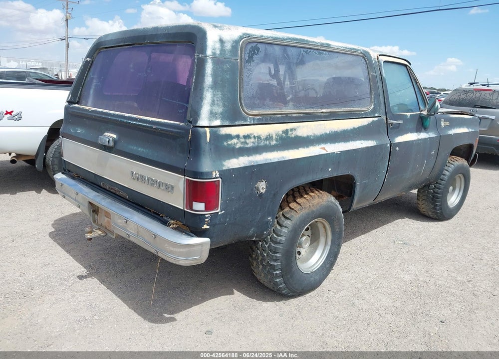 1978 CHEVROLET BLAZER VIN: CKR188Z115613
