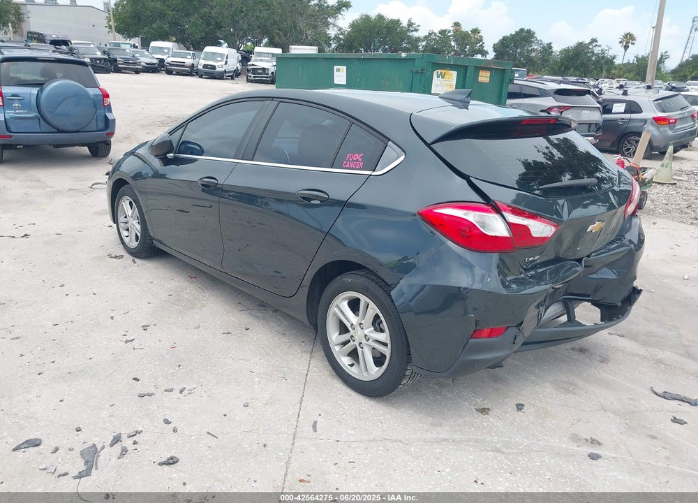 2018 CHEVROLET CRUZE LT AUTO VIN: 3G1BE6SM6JS597459