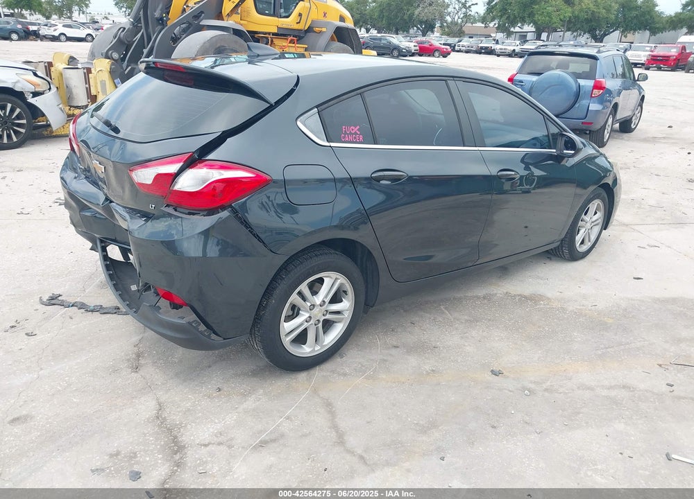 2018 CHEVROLET CRUZE LT AUTO VIN: 3G1BE6SM6JS597459