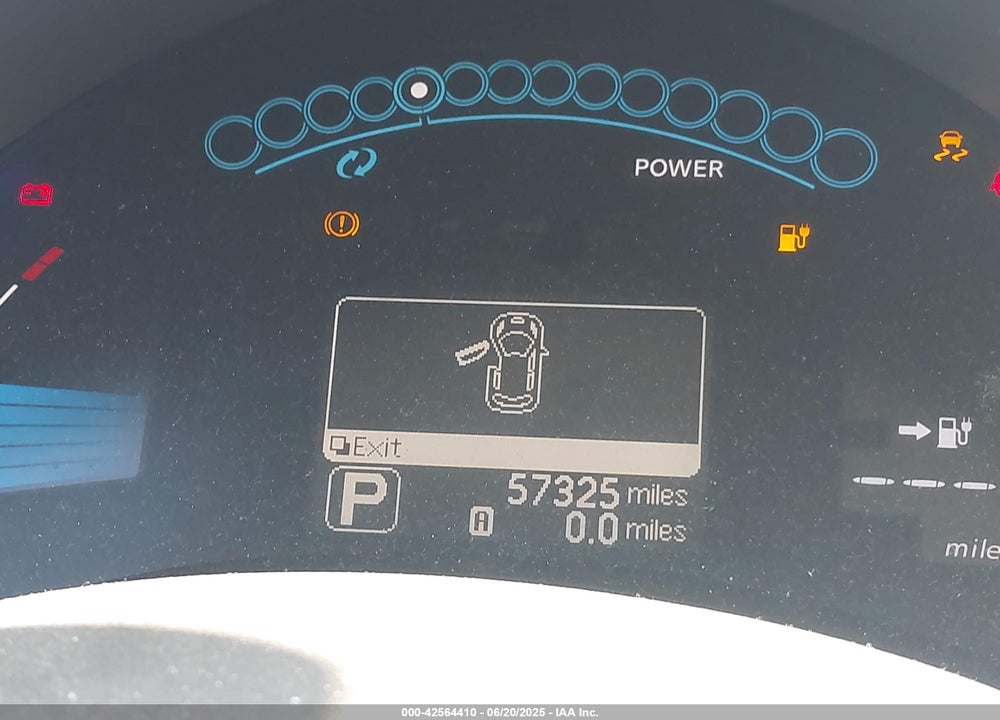 2012 NISSAN LEAF VIN: JN1AZ0CP9CT018876