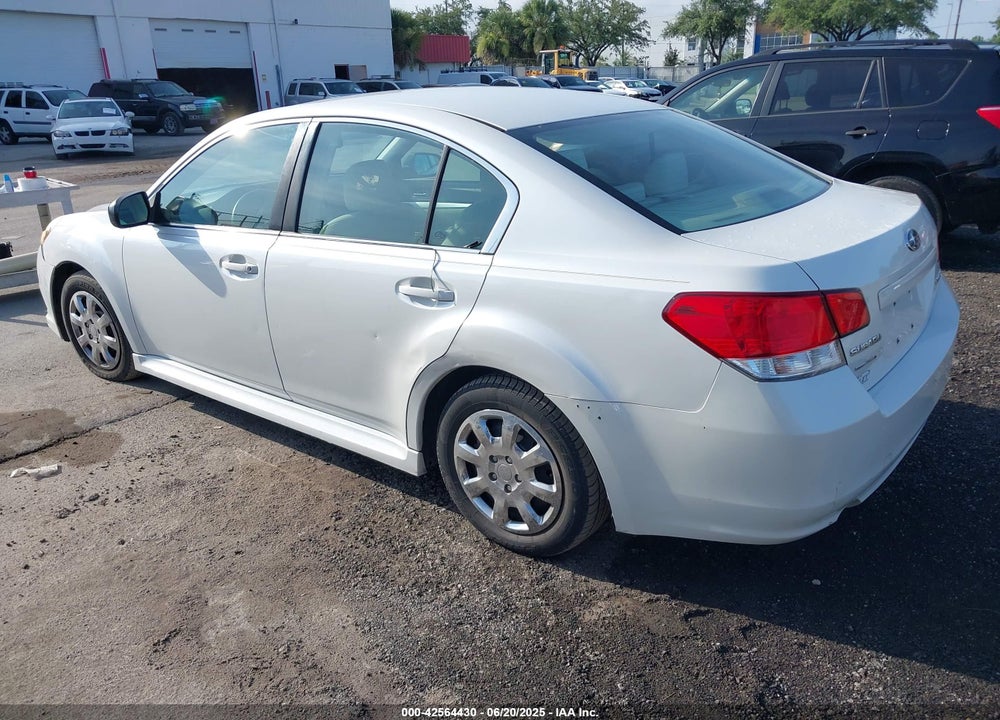 2011 SUBARU LEGACY 2.5I VIN: 4S3BMCA62B3254313