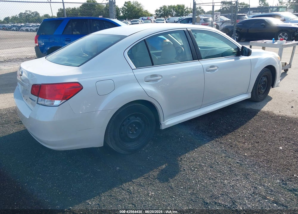 2011 SUBARU LEGACY 2.5I VIN: 4S3BMCA62B3254313