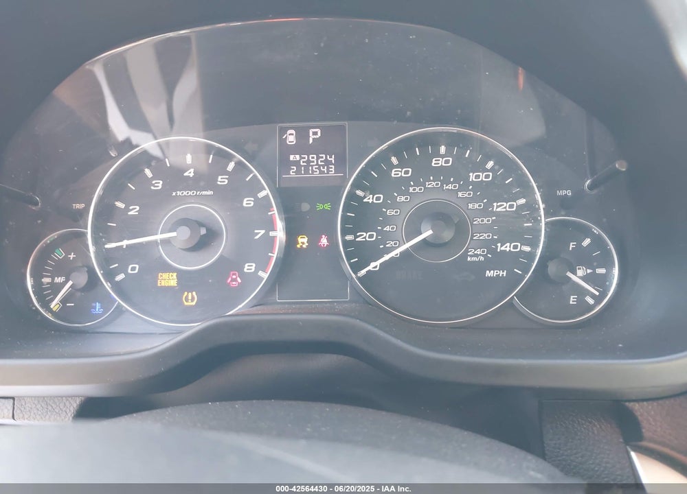 2011 SUBARU LEGACY 2.5I VIN: 4S3BMCA62B3254313