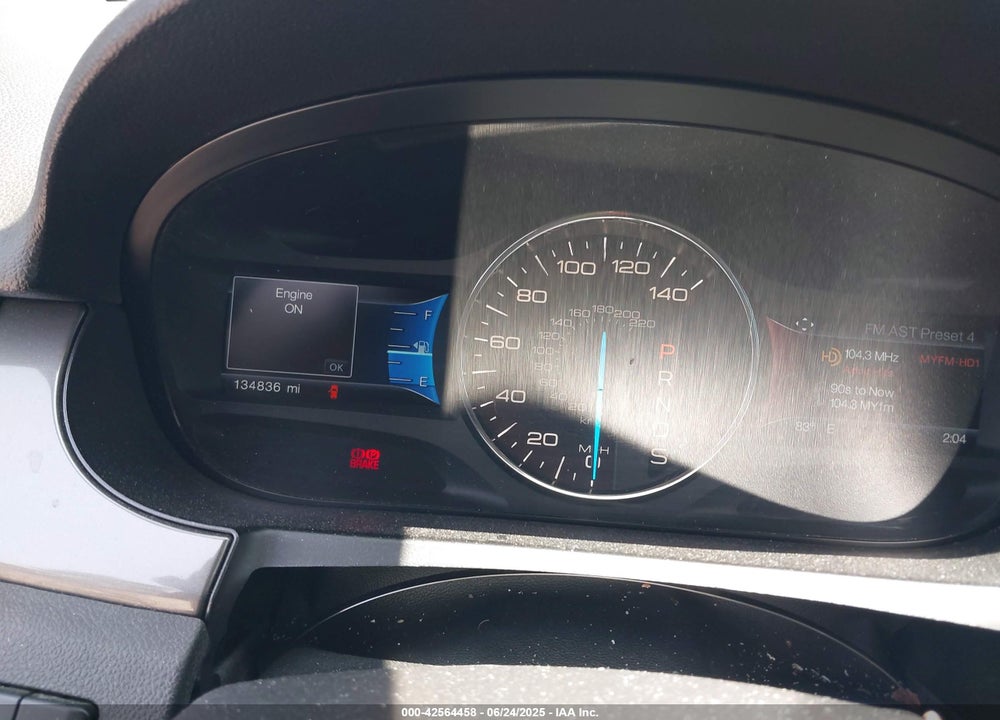 2014 FORD EDGE VIN: 2FMDK3AK4EBA90896