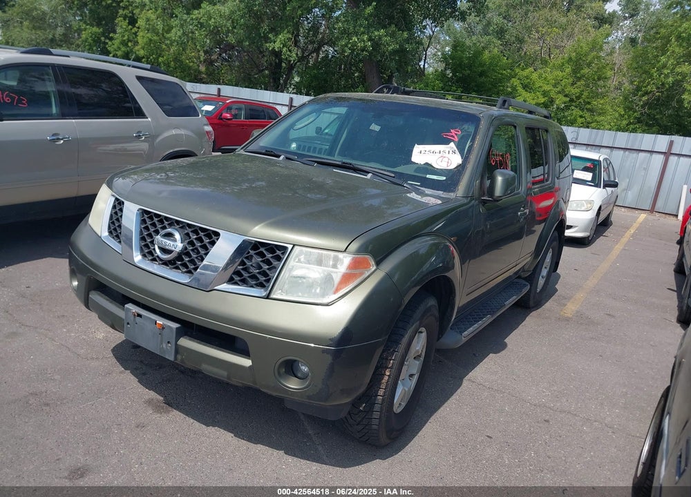 2005 NISSAN PATHFINDER SE OFF ROAD VIN: 5N1AR18W05C746944