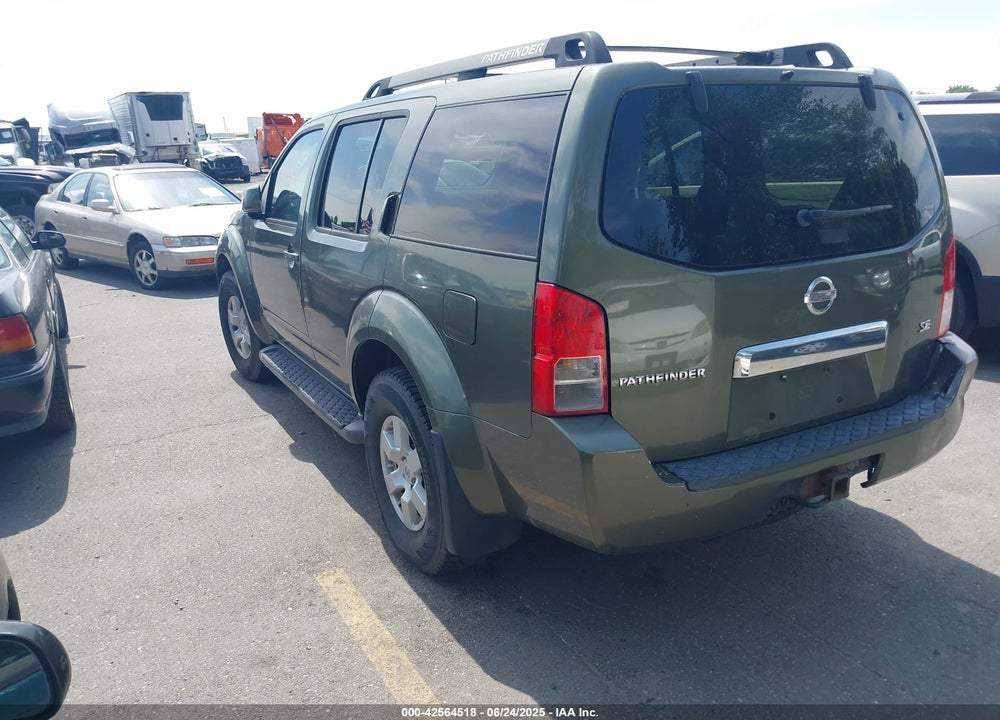 2005 NISSAN PATHFINDER SE OFF ROAD VIN: 5N1AR18W05C746944