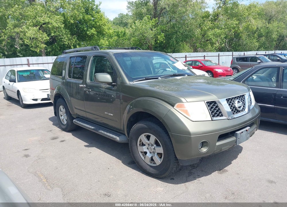 2005 NISSAN PATHFINDER SE OFF ROAD VIN: 5N1AR18W05C746944