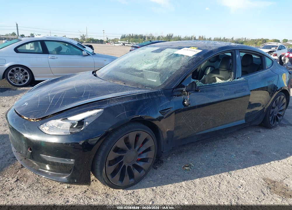 2022 TESLA MODEL 3 VIN: 5YJ3E1EC5NF166708