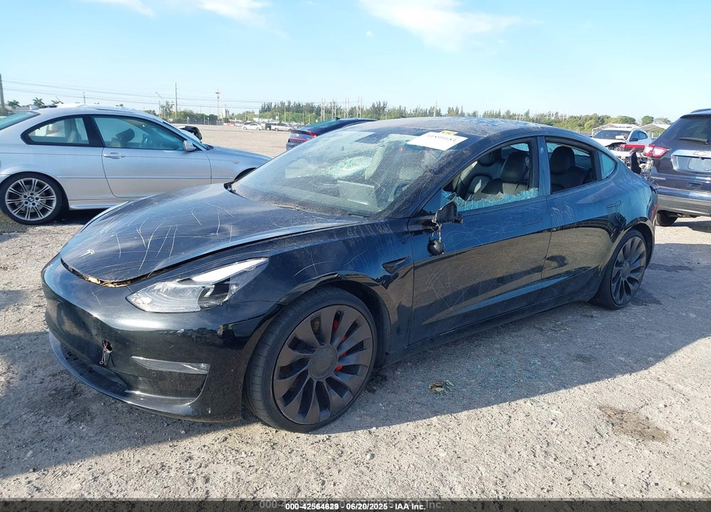 2022 TESLA MODEL 3 VIN: 5YJ3E1EC5NF166708