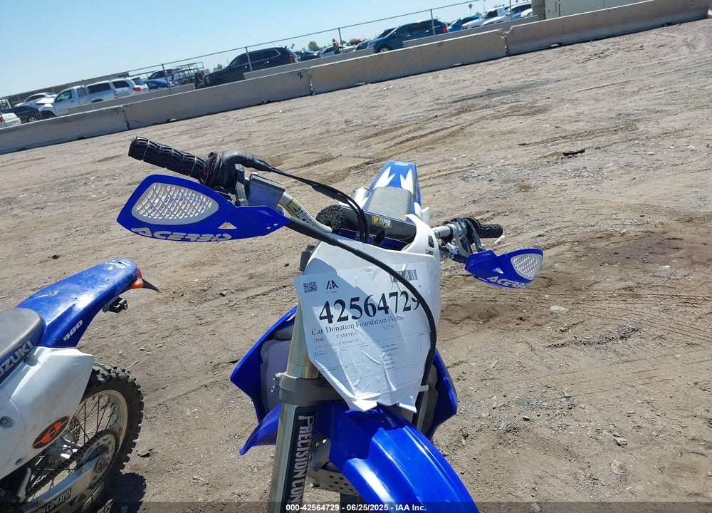 2006 YAMAHA YZ250 F VIN: JYACG25CX6A001520