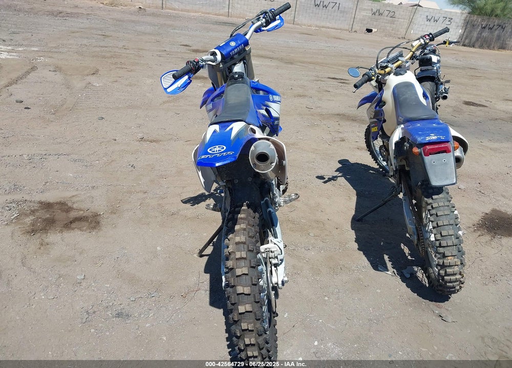 2006 YAMAHA YZ250 F VIN: JYACG25CX6A001520