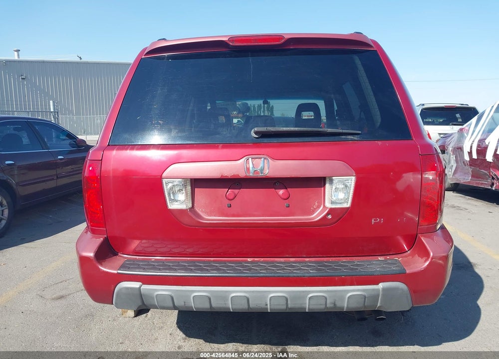 2003 HONDA PILOT EX-L VIN: 2HKYF18553H575077