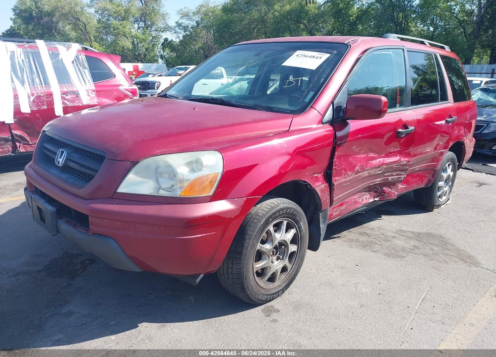 2003 HONDA PILOT EX-L VIN: 2HKYF18553H575077