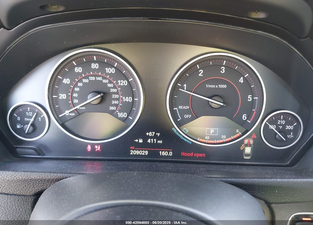 2016 BMW 3 SERIES VIN: WBA8E5C51GK388330