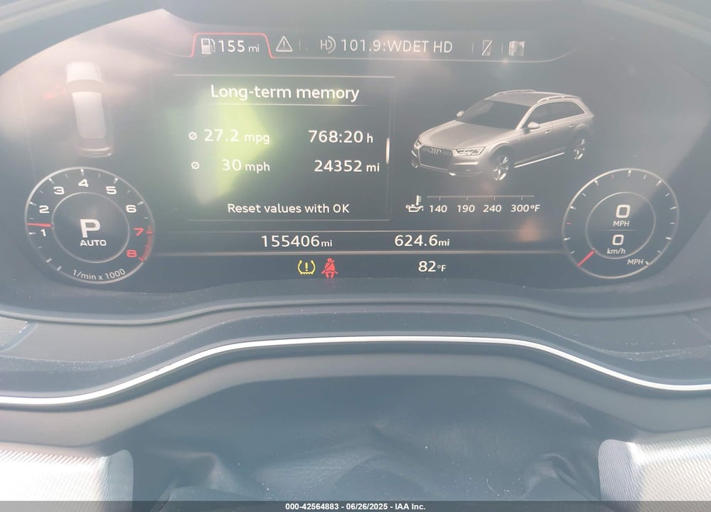 2017 AUDI A4 ALLROAD VIN: WA19NAF49HA042675