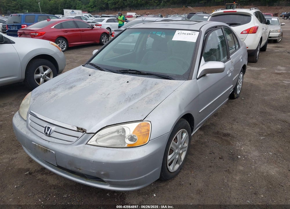 2003 HONDA CIVIC EX VIN: 2HGES26743H547869
