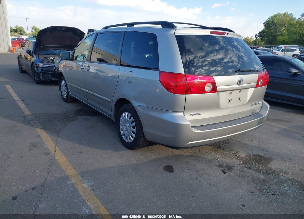 2008 TOYOTA SIENNA LE VIN: 5TDZK23C18S154437