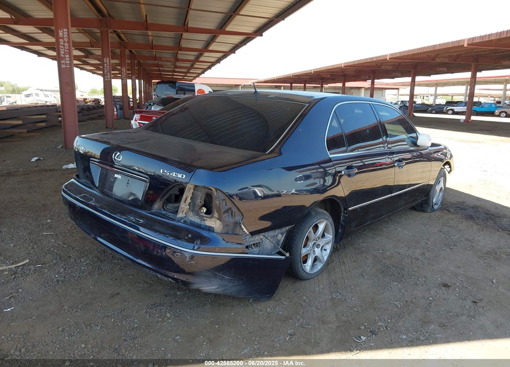 2002 LEXUS LS 430 VIN: JTHBN30F920077161