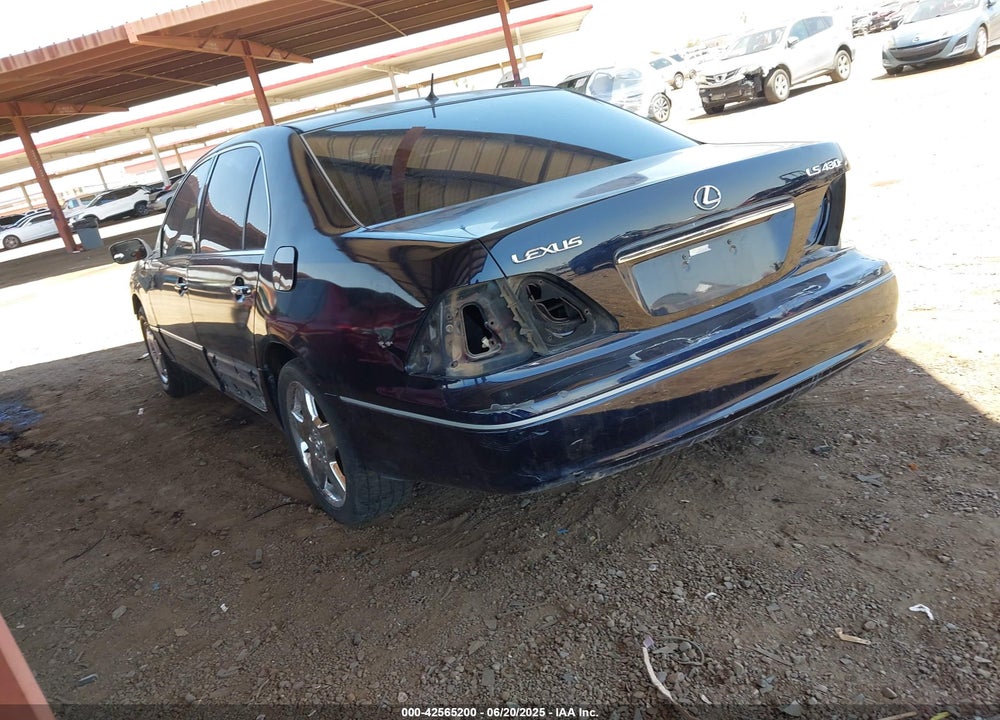 2002 LEXUS LS 430 VIN: JTHBN30F920077161