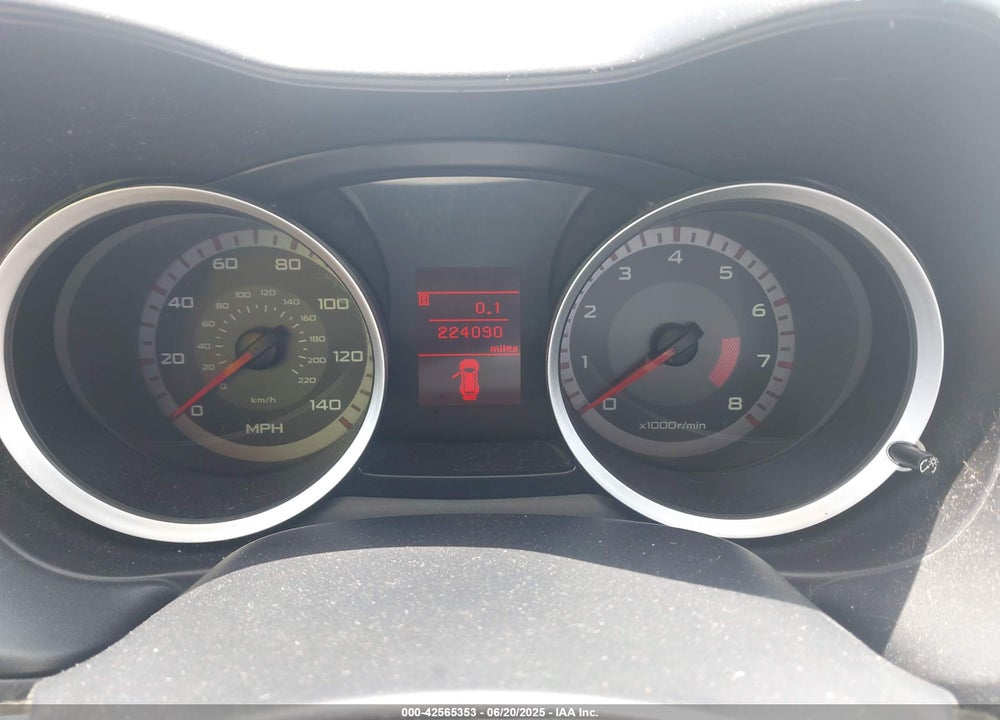 2008 MITSUBISHI LANCER VIN: JA3AU16UX8U029758