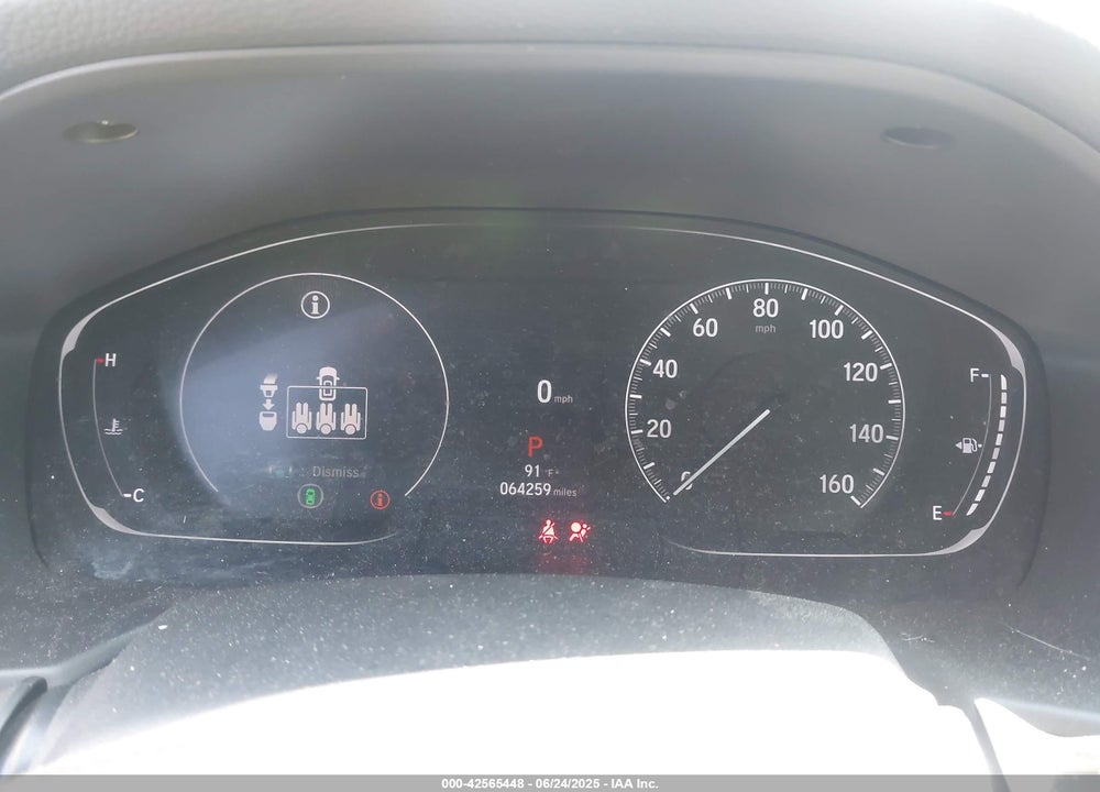 2021 HONDA ACCORD VIN: 1HGCV1F19MA018602