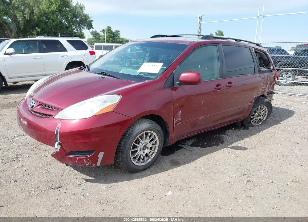 2008 TOYOTA SIENNA XLE VIN: 5TDBK22C58S013745