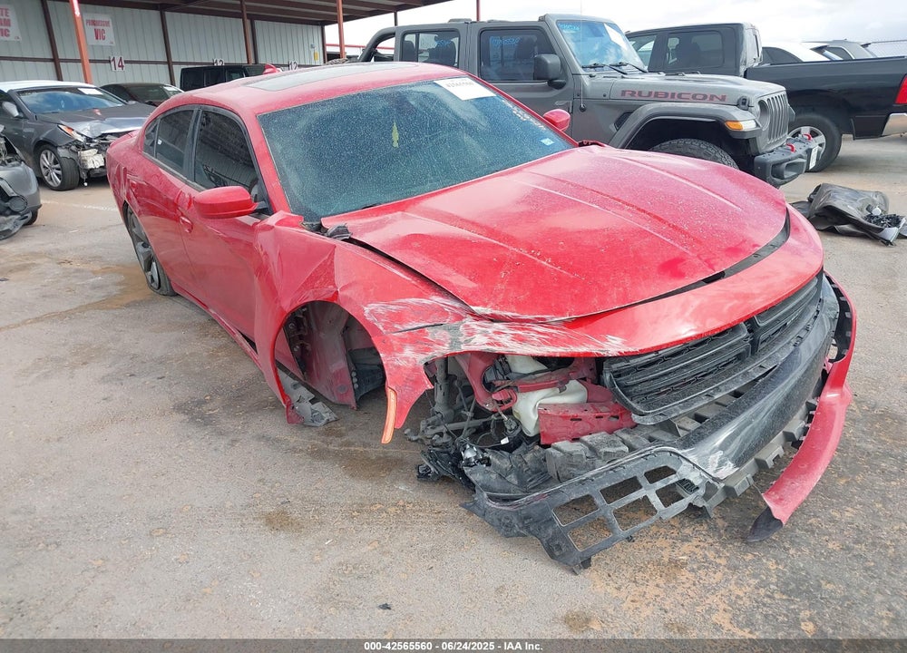 2016 DODGE CHARGER SXT VIN: 2C3CDXHGXGH259214