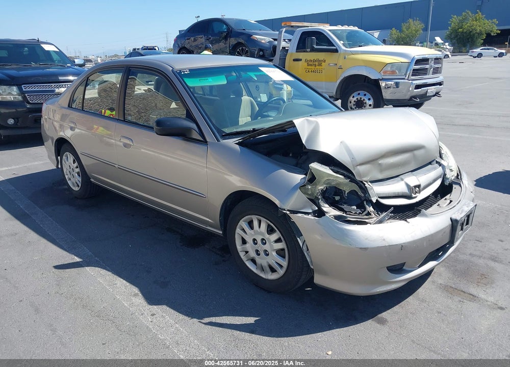 2005 HONDA CIVIC LX VIN: 2HGES16545H629662