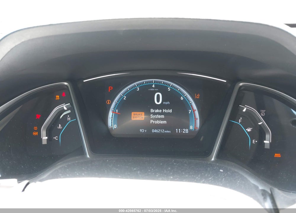 2016 HONDA CIVIC VIN: 19XFC2F82GE001632