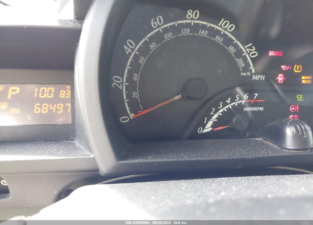 2012 SCION IQ VIN: JTNJJXB00CJ016314