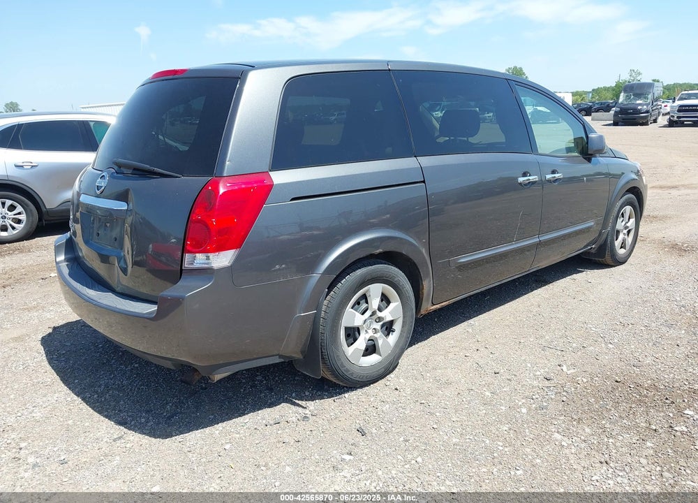 2007 NISSAN QUEST 3.5 VIN: 5N1BV28U07N103487