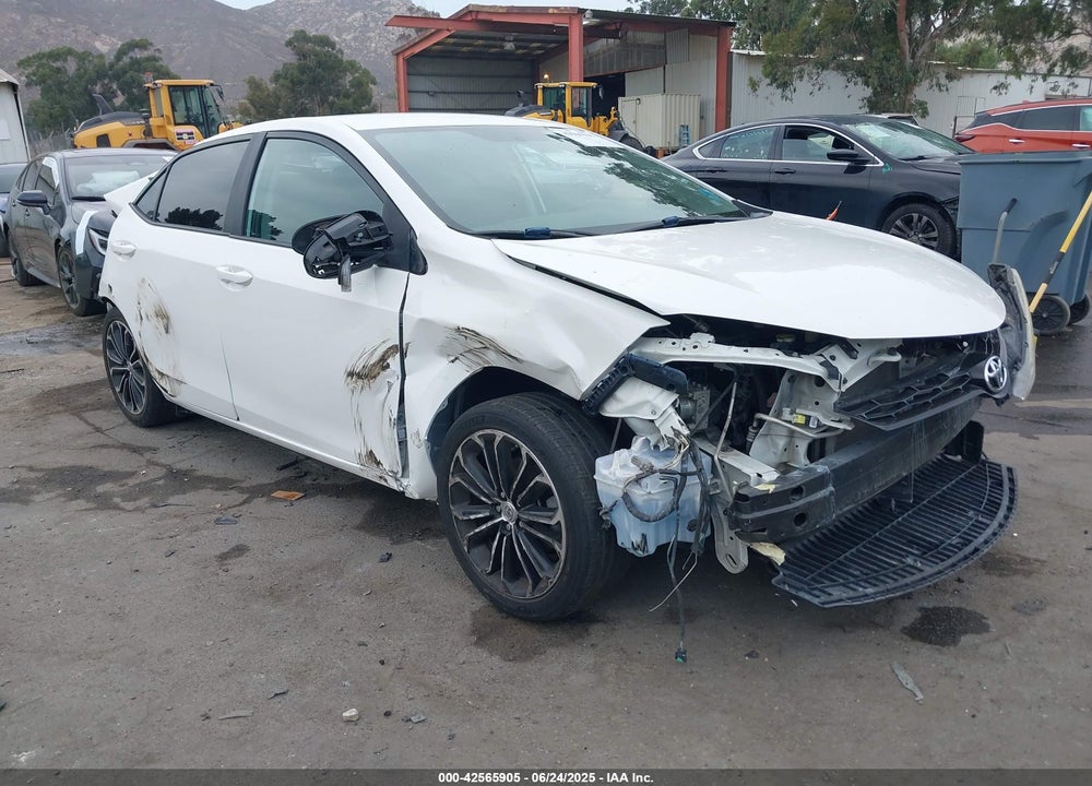 2016 TOYOTA COROLLA S PLUS VIN: 5YFBURHE9GP383924