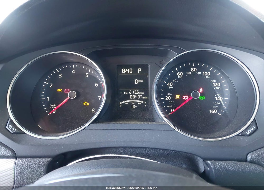 2017 VOLKSWAGEN JETTA VIN: 3VW2B7AJ9HM317252